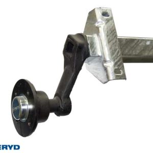 Axel  Obromsad  750kg/1000/1500/4×100 vattentät – inkl. frakt