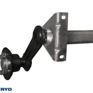 Axel Obromsad 1000kg 1200/1650 4×100 vattentät