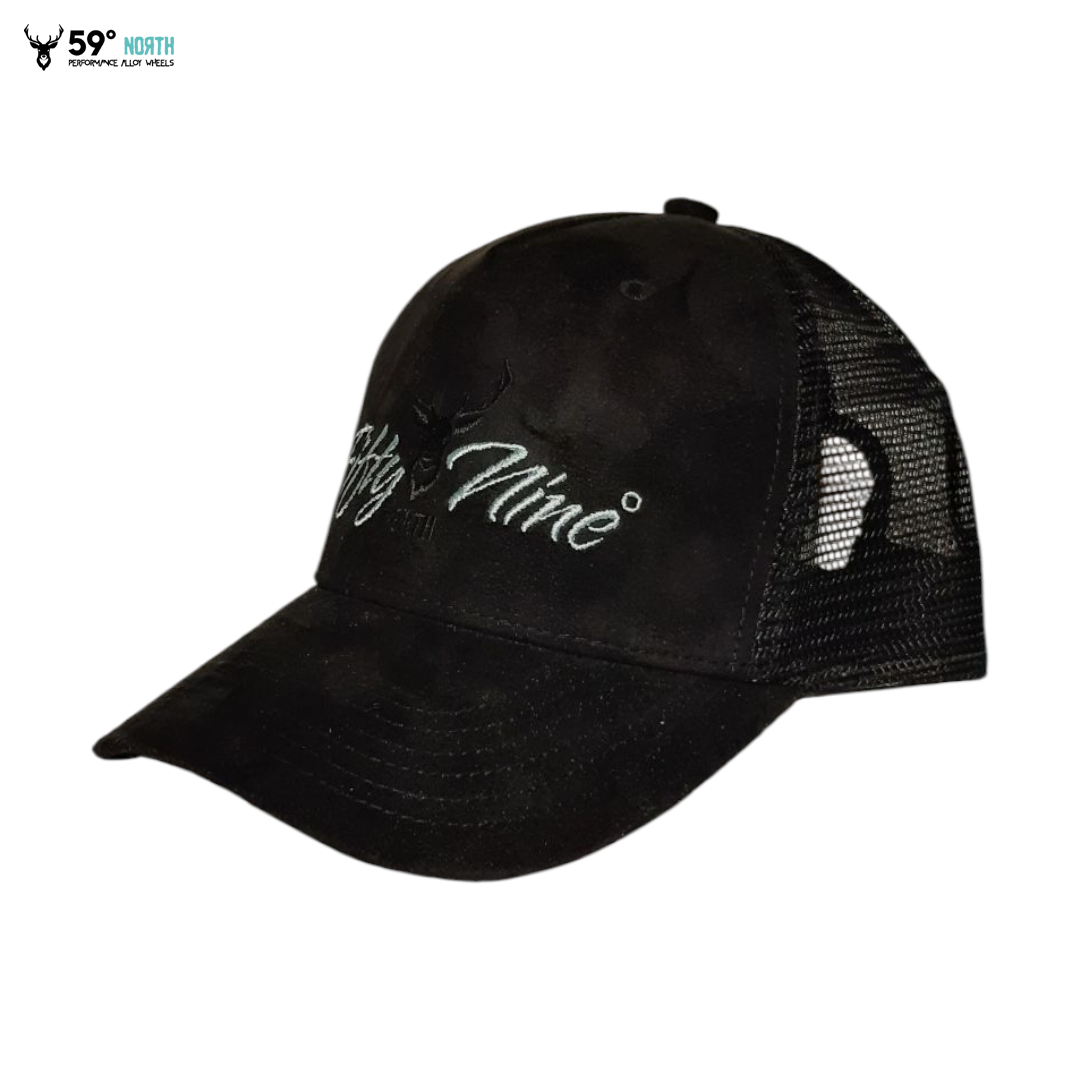 59° North Wheels Black Suede BB Snapback Truckerkeps - Bild 2